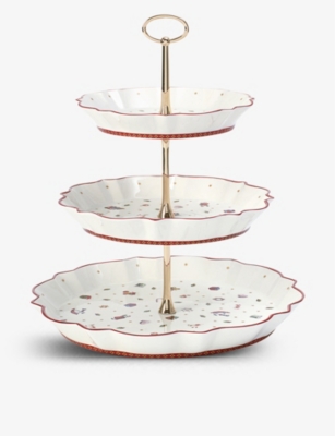 VILLEROY & BOCH: Toy's Delight Christmas-themed porcelain tray stand