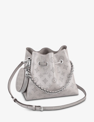 Louis Vuitton Bella Bucket Bag Black in Perforated Calf Leather with  Silver-tone - US