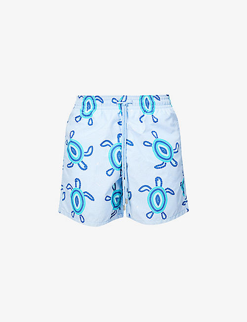 VILEBREQUIN: Moorea graphic-print shell swim shorts
