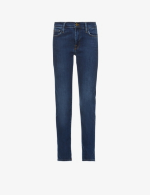FRAME: Le Garcon straight-leg mid-rise cotton-blend denim jeans