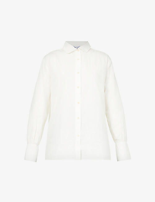 PRETTY LAVISH: Alex loose-fit organic-cotton shirt