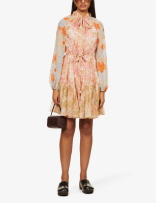 zimmermann long floral dress