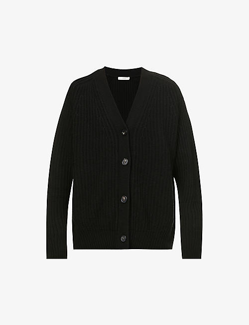 CO: Ribbed relaxed-fit wool, cashmere-blend cardigan