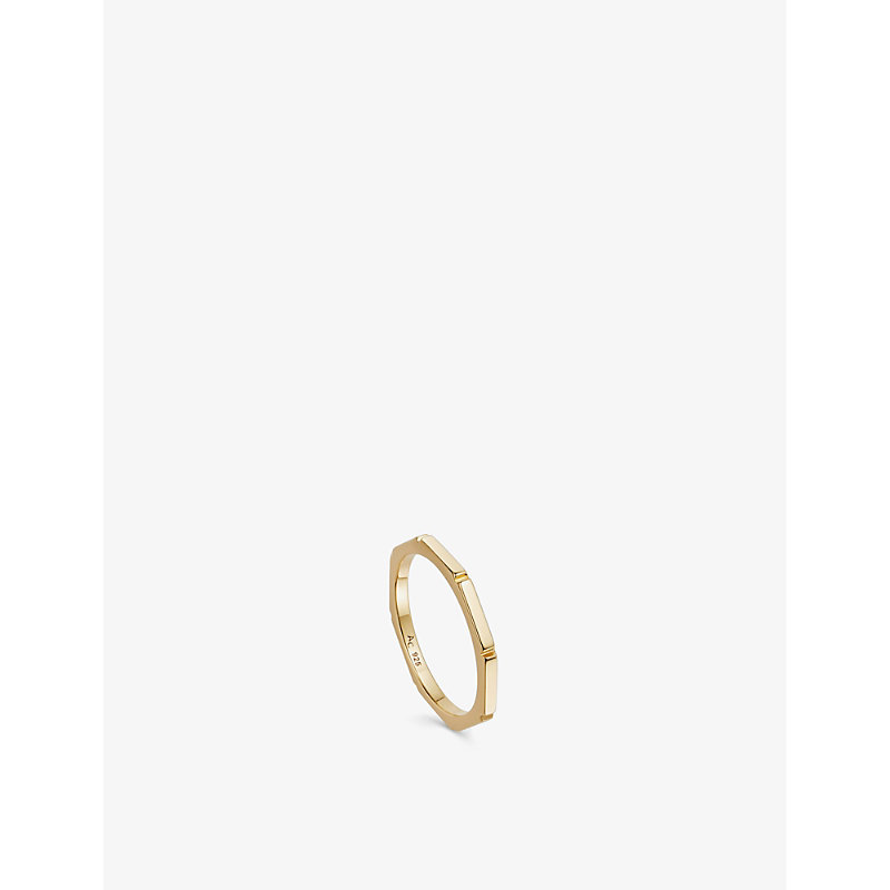 Astley Clarke Aubar 18ct Yellow Gold-plated Vermeil Sterling Silver Ring In Yellow Gold Vermeil
