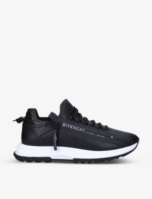 GIVENCHY Spectre zipped perforated leather low-top trainers