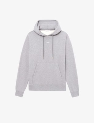 Logo-embroidered organic-cotton hoody