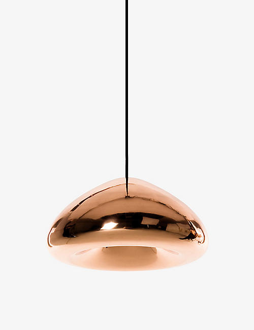 TOM DIXON: Void polished copper ceiling lamp 30cm