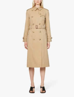 BURBERRY Waterloo double-breasted cotton trench coat