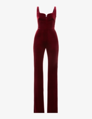 Galvan velvet sale jumpsuit