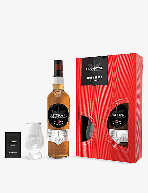 GLENGOYNE: Time Keeper 12-year-old single malt Scotch whisky gift box 700ml