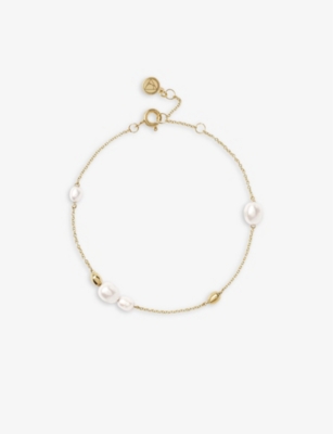 The Alkemistry 18ct Yellow-gold And Pearl Bracelet In 18k Yellow Gold
