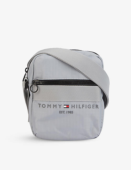 TOMMY HILFIGER: Established Reporter recycled-polyester cross-body bag