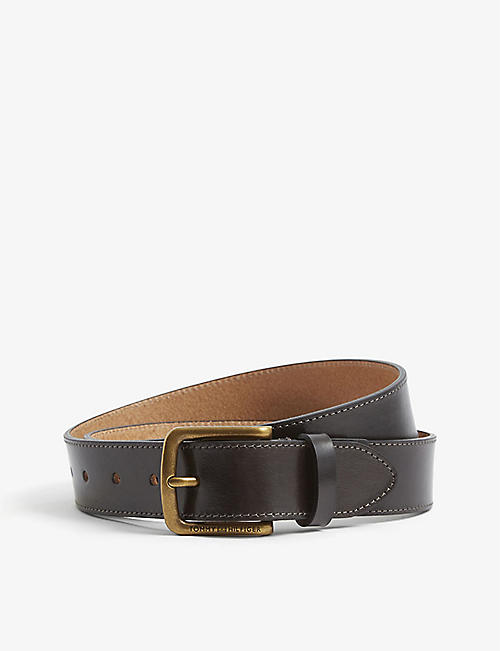 TOMMY HILFIGER: Casual Lux leather belt Casual Lux 3.6