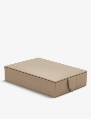 SMYTHSON: Panama leather jewellery box