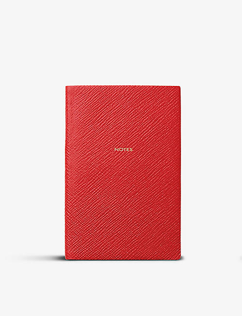 SMYTHSON: Chelsea leather notebook 16.7cm x 11.2cm