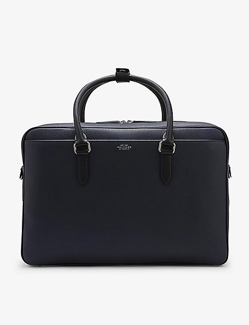 SMYTHSON: Ludlow 48-hour grained-leather travel bag