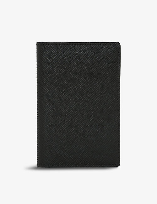 SMYTHSON: Panama 2022 grained-leather passport cover