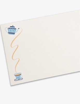 SMYTHSON: British Teapot correspondence cards pack of 10