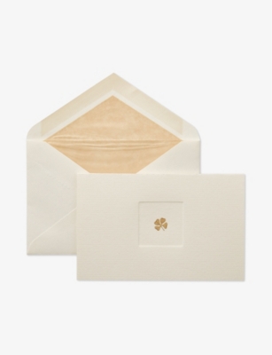 SMYTHSON: Clover notelets pack of 10