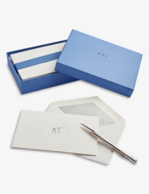 SMYTHSON: Elephant paper notelets pack of ten