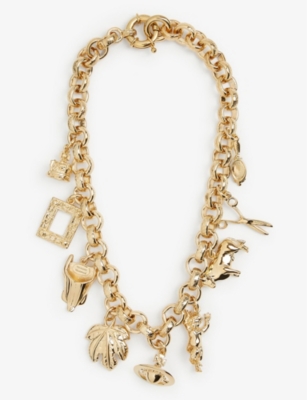 Le necklace Signature brass necklace Selfridges & Co Boys Accessories Jewelry Necklaces 