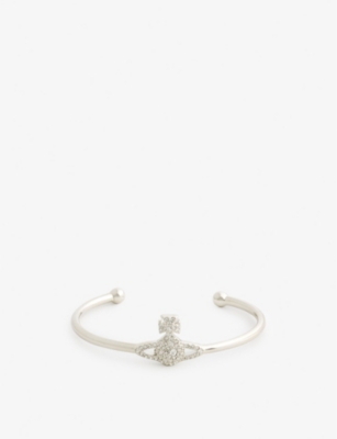 Vivienne Westwood MINI BAS RELIEF BRACELET Bracelet  Silver-coloured/white/silver-coloured