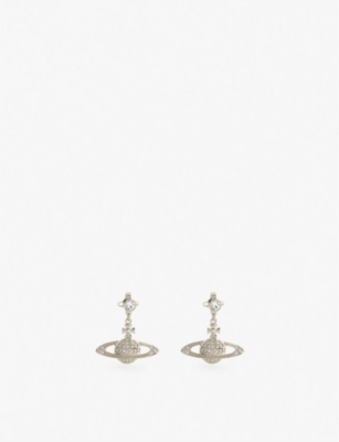 Vivienne westwood store relief orb earrings