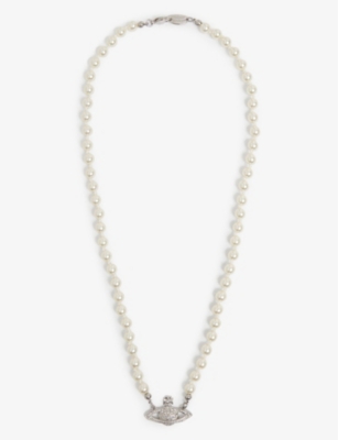 Vivienne westwood gold necklace on sale sale