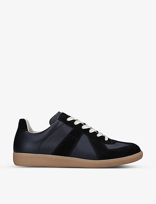 MAISON MARGIELA: Replica leather low-top trainers