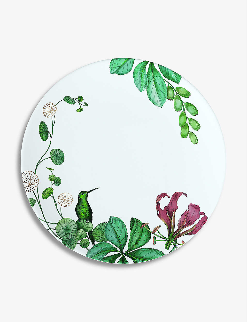 Villeroy & Boch Avarua Leaf-print Porcelain Dessert Breakfast Plate 21.9cm