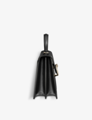 Shop Cartier Panthère De  Small Leather Cross-body Bag In Black