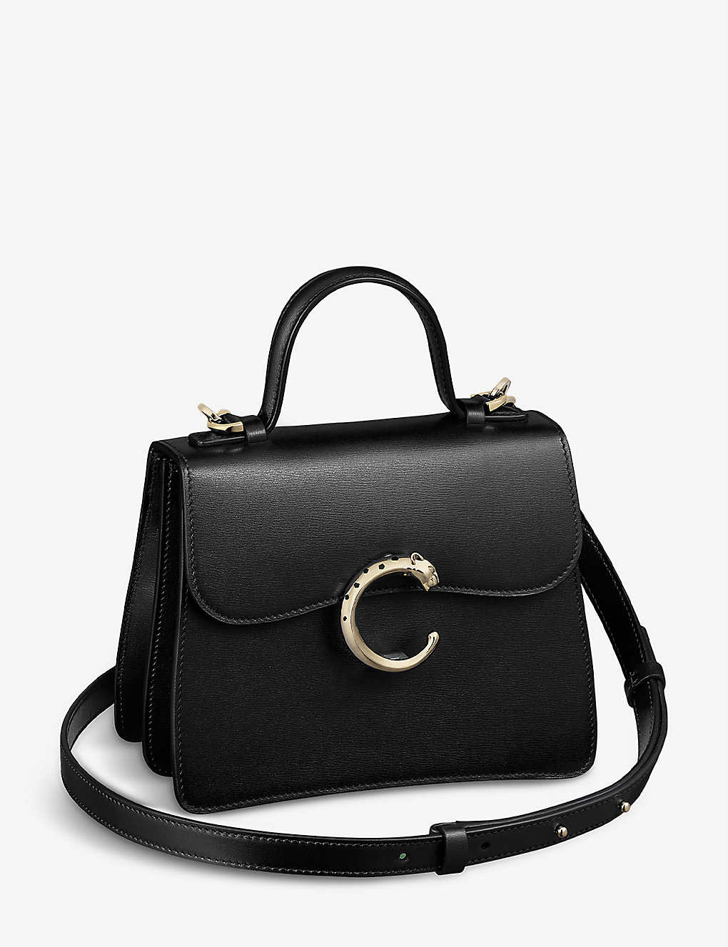 Cartier Womens Black Panthère De Mini Leather Cross-body Bag