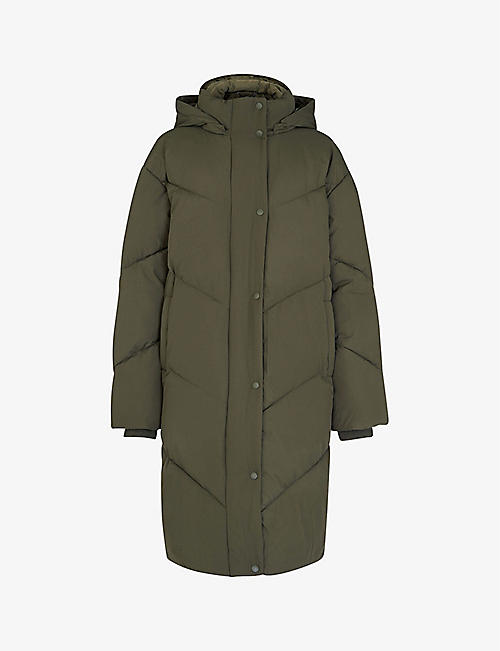 WHISTLES: Tessa padded recycled-polyester puffer coat