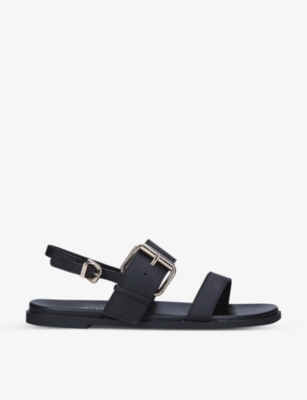 CARVELA: Berlin wide-strap faux-leather sandals