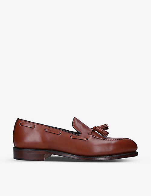 LOAKE: Russell tasseled leather loafers
