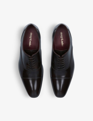 Loake Sharp Leather Oxford Shoes In Dark Brown | ModeSens