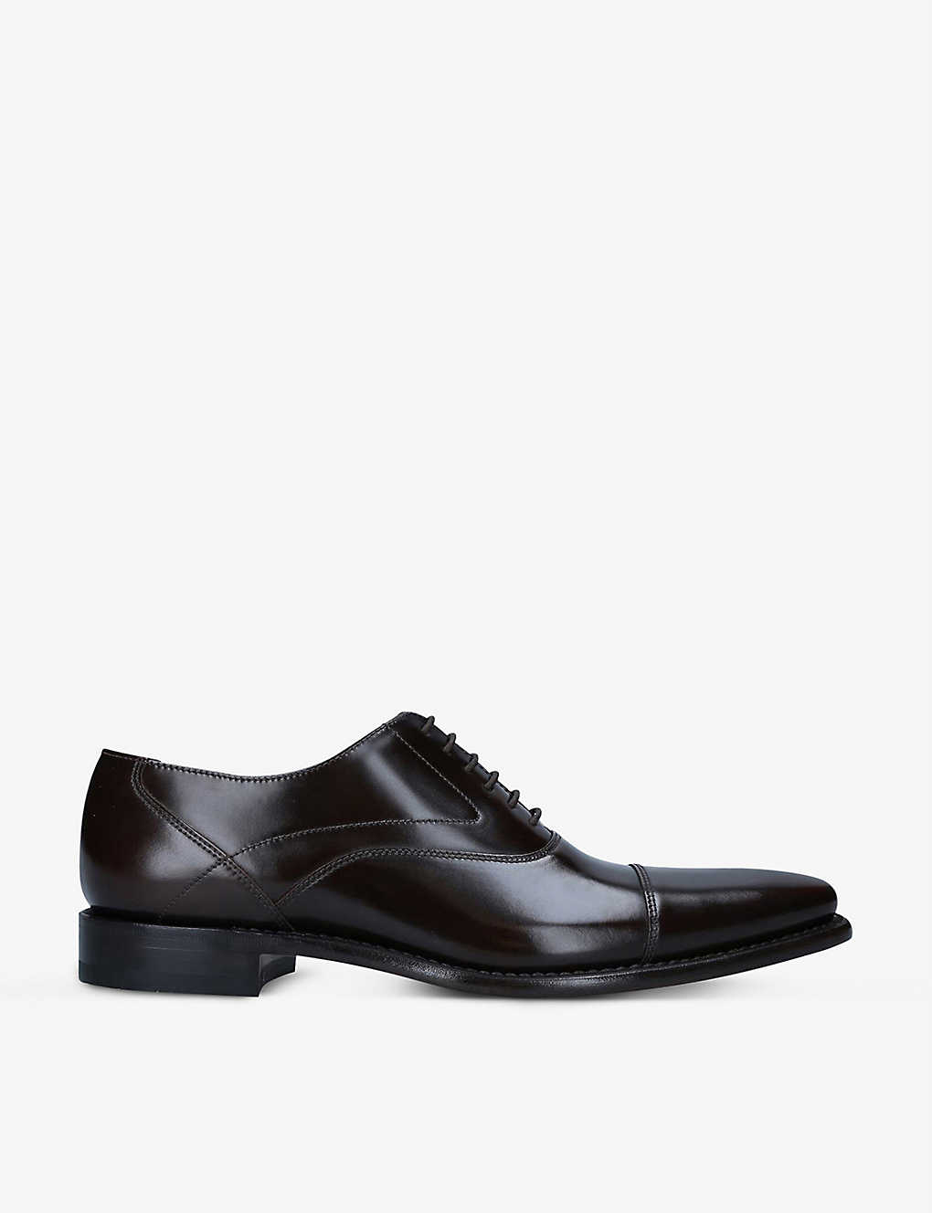 Loake Sharp Leather Oxford Shoes In Dark Brown