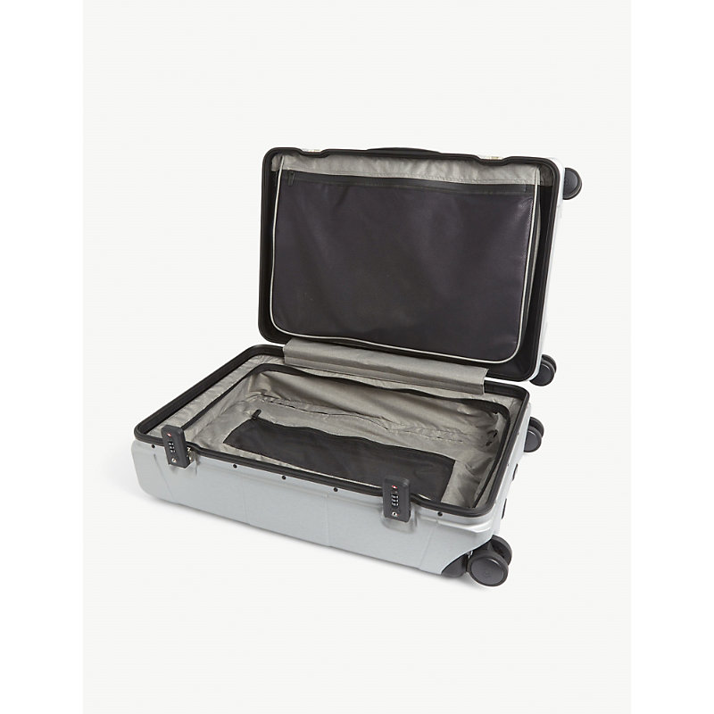 Shop Victorinox Lexicon Framed Check-in Shell Suitcase 68cm In Silver
