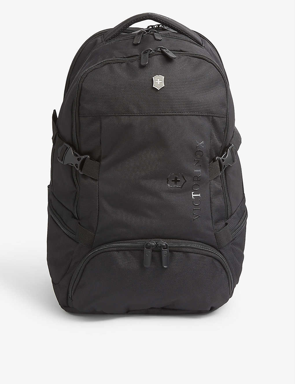 Victorinox Vx Sport Evo Deluxe Woven Backpack In Black/black