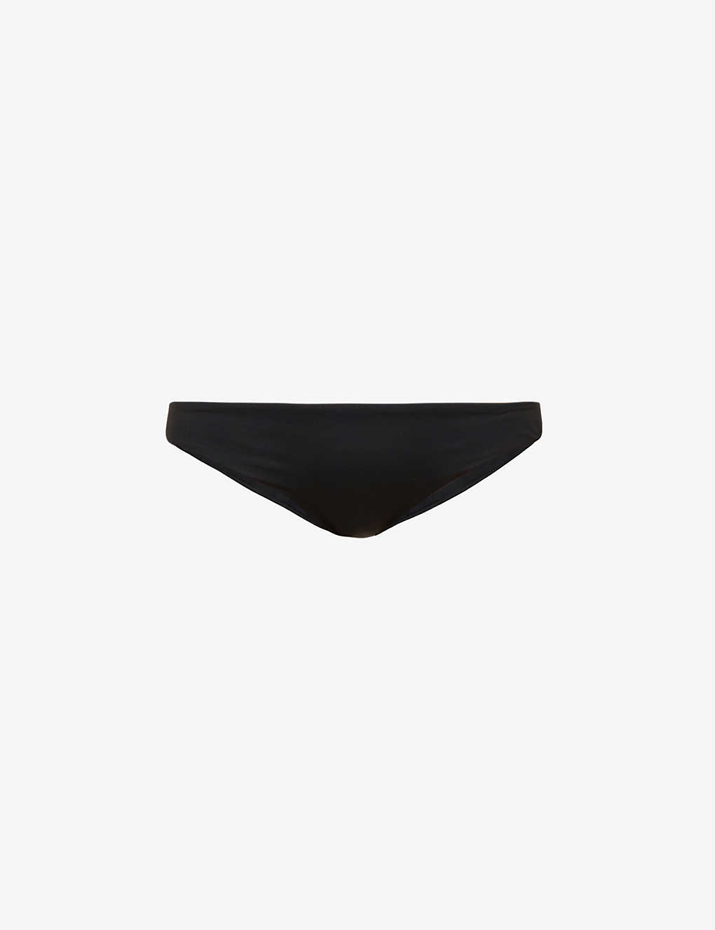 Shop Seafolly Women's Black Collective Hipster Low-rise Recycled Nylon-blend Bikini Bottoms
