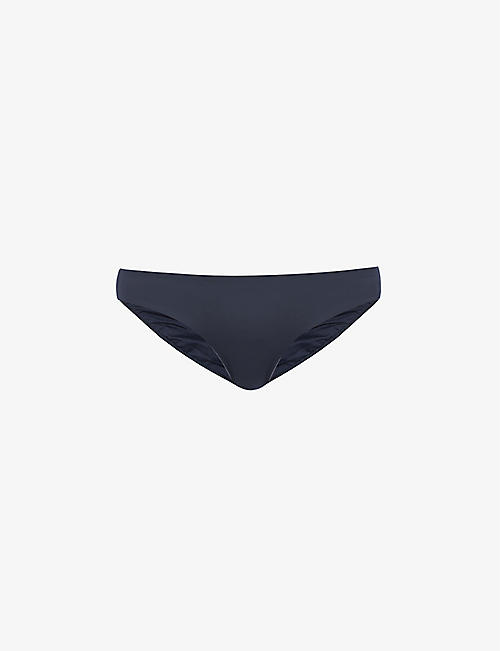 SEAFOLLY: Collective hipster low-rise recycled nylon-blend bikini bottoms