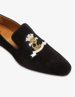 CHRISTIAN LOUBOUTIN Colonnaki velvet loafers