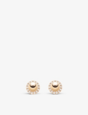 PIAGET PIAGET WOMEN'S ROSE GOLD POSSESSION 18CT ROSE-GOLD AND 0.32CT DIAMOND EARRINGS,50839286