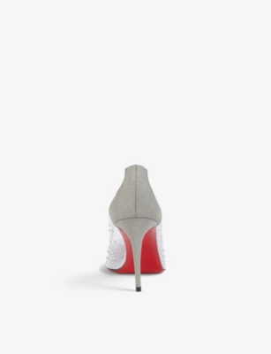 CHRISTIAN LOUBOUTIN Degrastrass 85 PVC courts