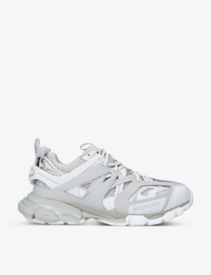 BALENCIAGA: Men's panelled mesh and nylon low-top trainers