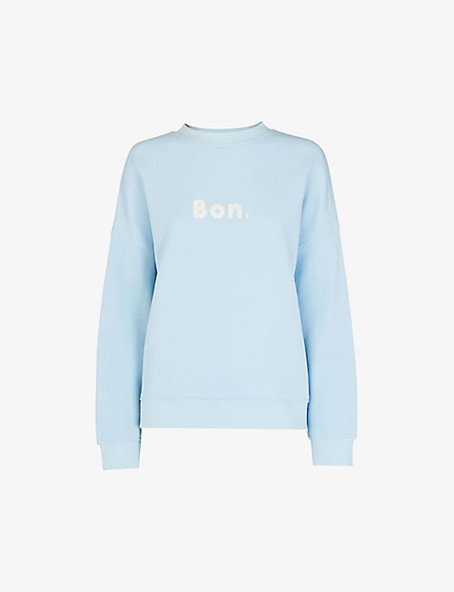 WHISTLES: Bon relaxed-fit cotton-jersey jumper