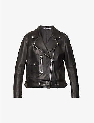 ACNE STUDIOS: Merlyn oversized leather jacket