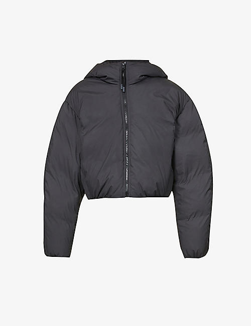 ACNE STUDIOS: Oralee cropped shell-down hooded jacket
