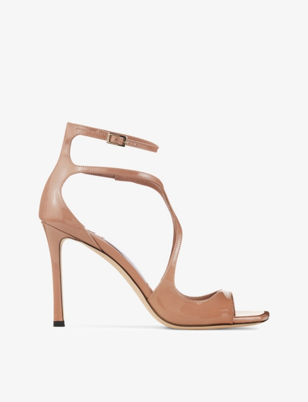 Azia strappy 95 leather heeled sandals