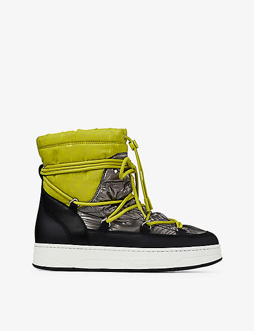 JIMMY CHOO: Wanaka leather and nylon ski boots